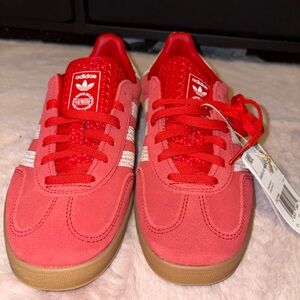 Adidas Handball Spezial – Red Suede w/ Gum Sole – Brand New